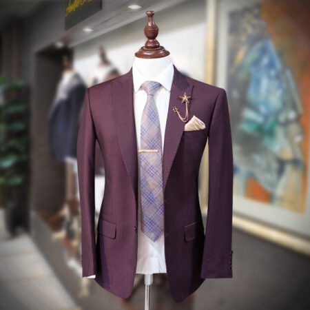 Luxury 2 Piece Skin Suit with Polyester Mix Fabric