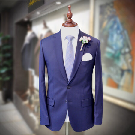 Blue Sapphire two piece suit