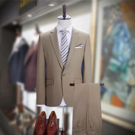 Buy Camel Color 2 Piece Suit for Men