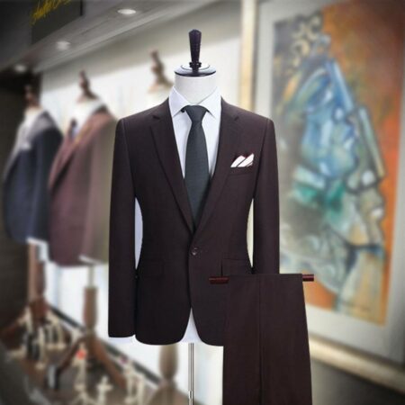 Customize 2 Piece Maroon Suit for Men