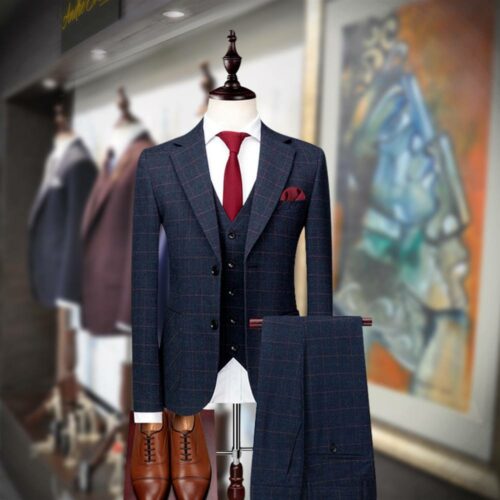 Customize Midnight Blue 3 Piece Suit