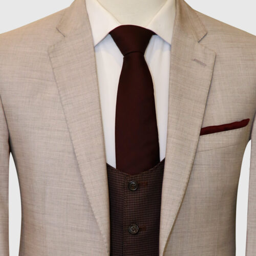 Off White Three Piece Suit