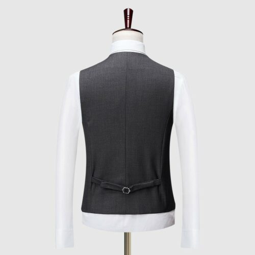 Dark Grey Vest Back