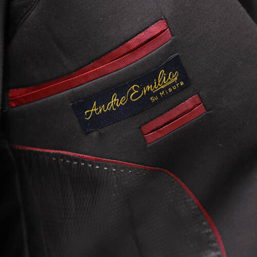 Men Dark Gray 3 Piece Suit Inner Jacket