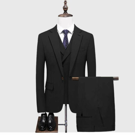 Classic Black 3 Piece Suit
