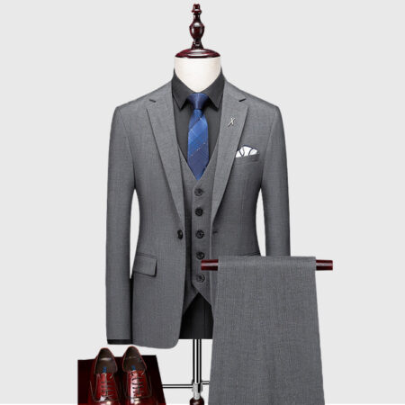 Charcoal Gray 3 Piece Suit
