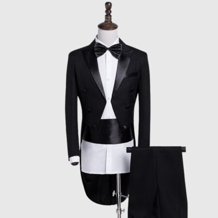Black Morning Tuxedo Suit