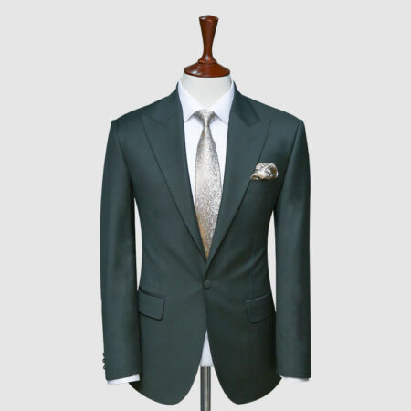 Green 3 Piece Suit For Men