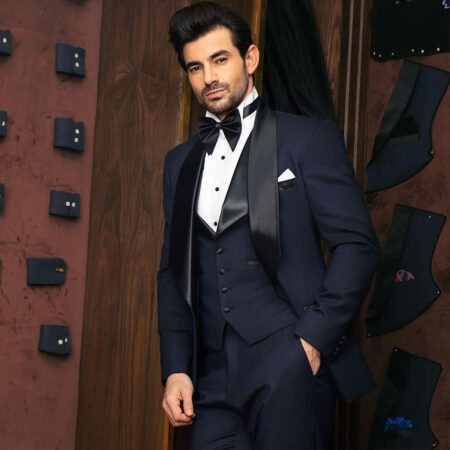 Blue Tuxedo Suit
