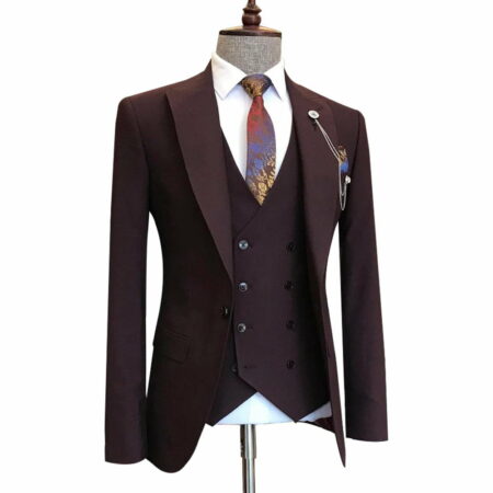 Maroon 3 Piece Suit