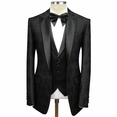 Textured Black Tuxedo