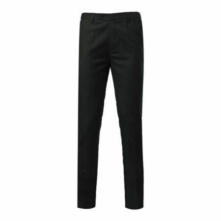 Textured Black Tuxedo Pant