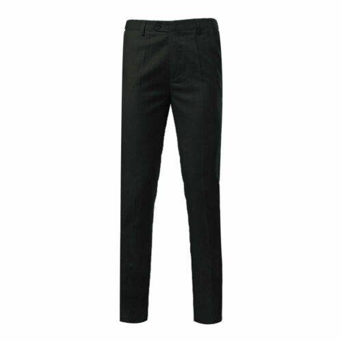 Textured Black Tuxedo Pant